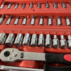 46 pcs套筒扳手套装工具手动工具专业组合套筒棘轮扳手套装汽车工具箱套装机械扳手 - Product Image 3