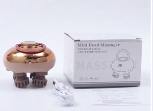 Masajeador de cabeza de cuero cabelludo eléctrico masajeador de gato de luz roja impermeable - Product Image 6