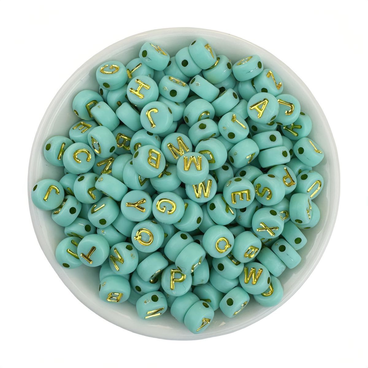 light blue round