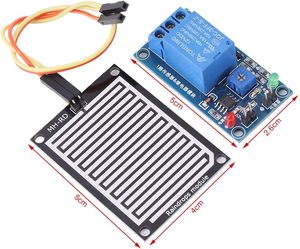 Adjustable 12V Raindrops <strong>Sensor</strong> Controller Relay Electronic Modules and Kits <strong>for</strong> Weather Monitoring Rain Detection - Product Image 2