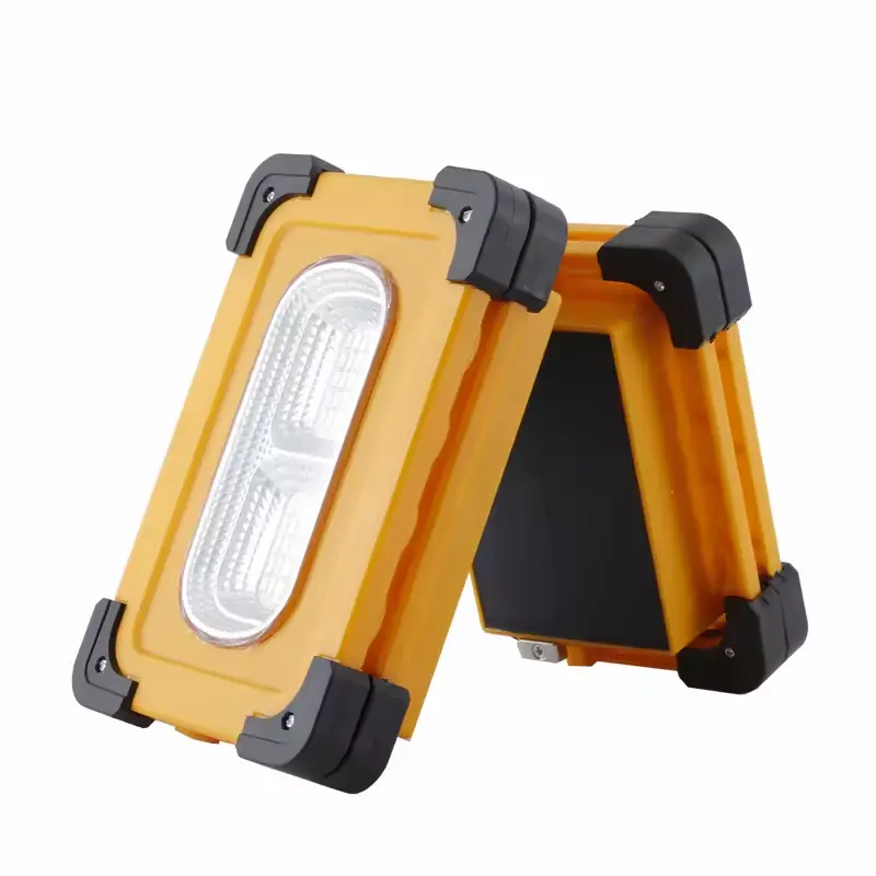 Prezzo di fabbrica portatile ricaricabile USB Led luce da lavoro faretto luce di emergenza con Power Bank