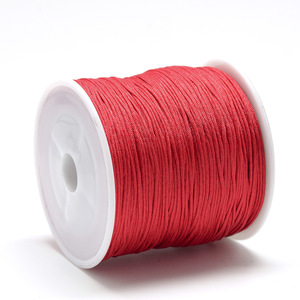 Hobbyworker-cordón colorido de 0,8mm y 100m, cordón de nailon con cuentas para fabricación de joyas, pulsera con nudo chino, hilo para ABALORIOS - Product Image 6