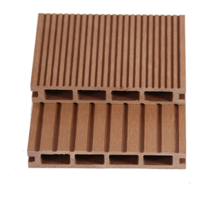 Hiện đại không thấm nước WPC decking 146*24 Mét với hạt gỗ tếch gỗ nhựa cho sàn ngoài trời dễ dàng bấm vào - Product Image 2