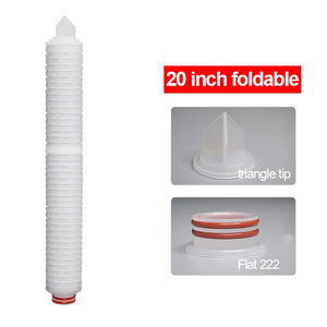 Water Filtration System 0.1 Micron <strong>PP</strong> Cartridge Folded <strong>Filter</strong> Element <strong>pp</strong> Cotton Yarn <strong>String</strong> Wound <strong>Filter</strong> - Product Image 2