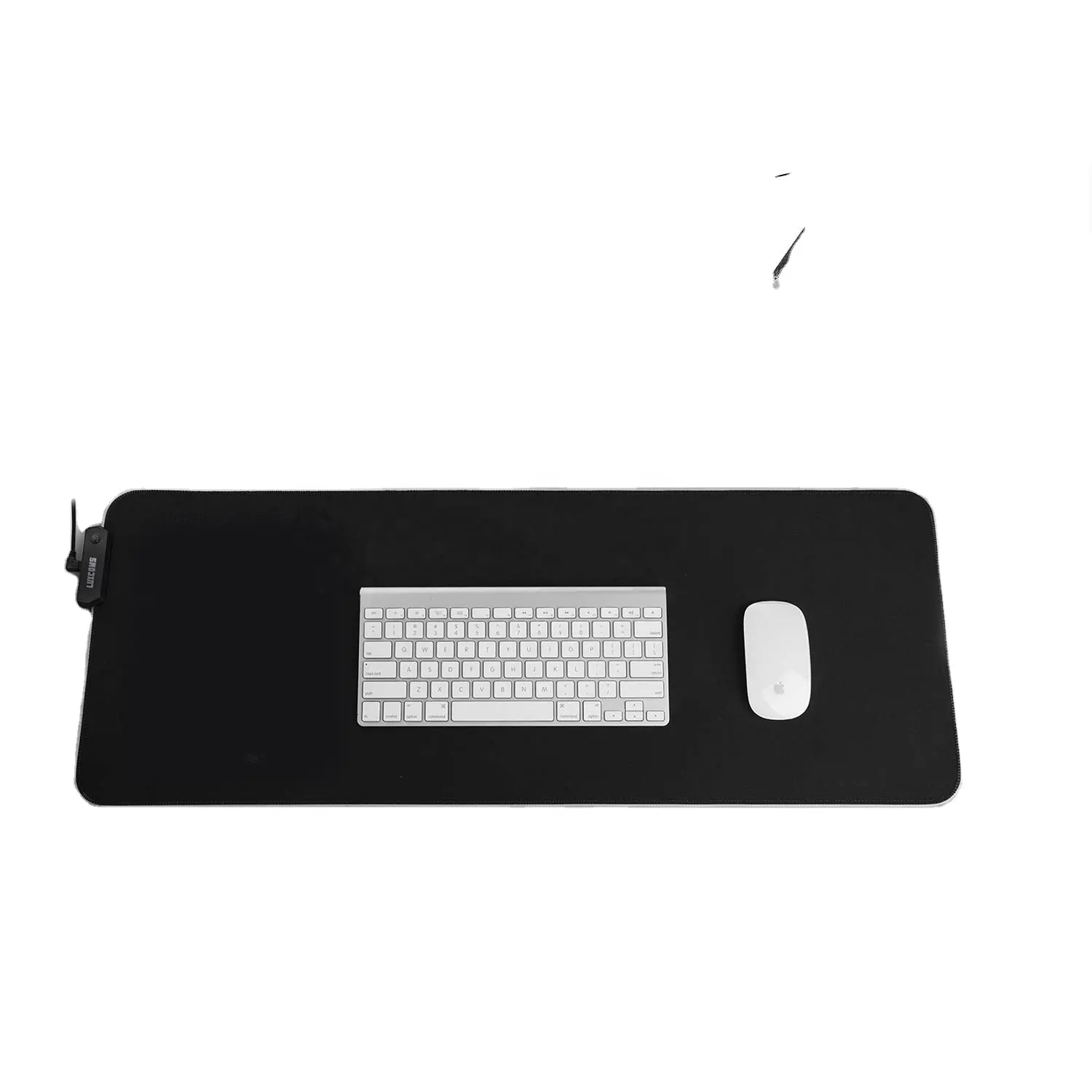 Custom Gaming RGB Mouse Pad , Non-Slip Rubber Base Computer Keyboard pad Mat Manufacturer