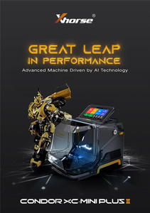 Update <strong>Online</strong> Directly Xhorse Condor XC-Mini Plus II <strong>2</strong> 2nd Generation Key Cutting Machine With 7'' HD Touch Screen - Product Image 5