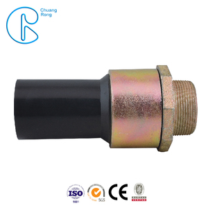ISO/EN/<strong>ASTM</strong> Certificated PE-Steel Transition Threaded Pipe for HDPE <strong>Water</strong> Gas and Oil Supply Pipes - Product Image 2