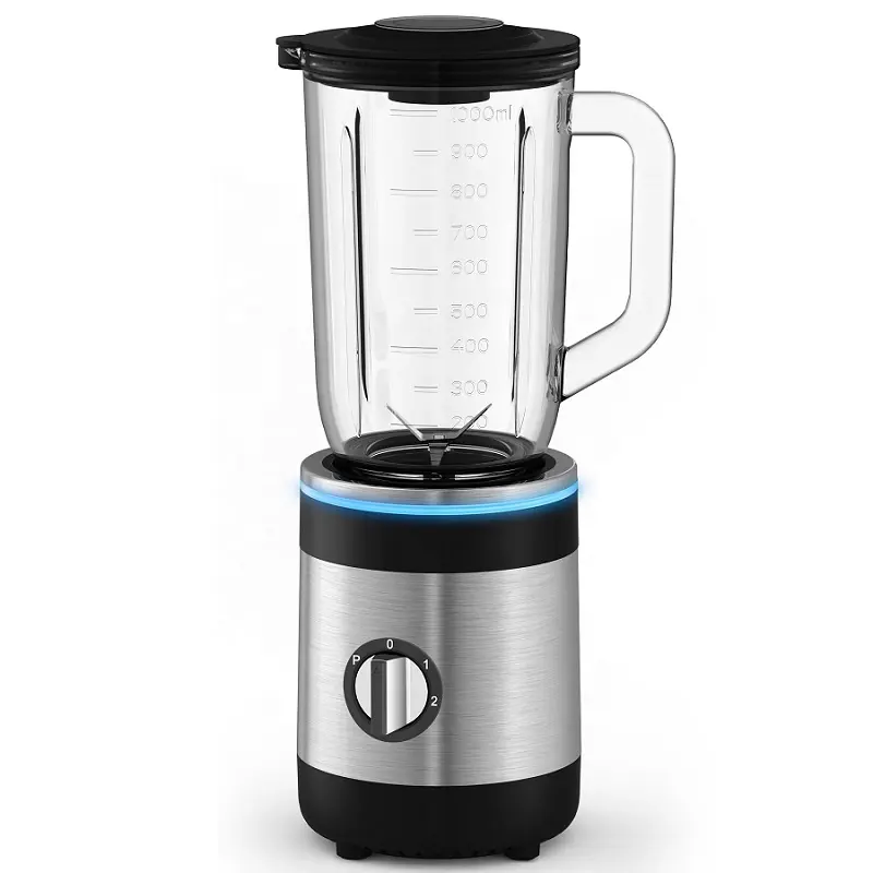 Multi-Function 500W & 600W Glass Jug Blender Stainless Steel Table Top Blender with 2-Speed