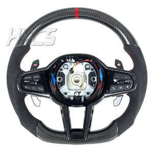 Özel araba iç karbon Fiber direksiyon <span class=keywords><strong>BMW</strong></span> 3 4 G serisi G20 G30 G80 G82 F90 F10 F30 F20 <span class=keywords><strong>2025</strong></span> M4 eski yükseltme yeni