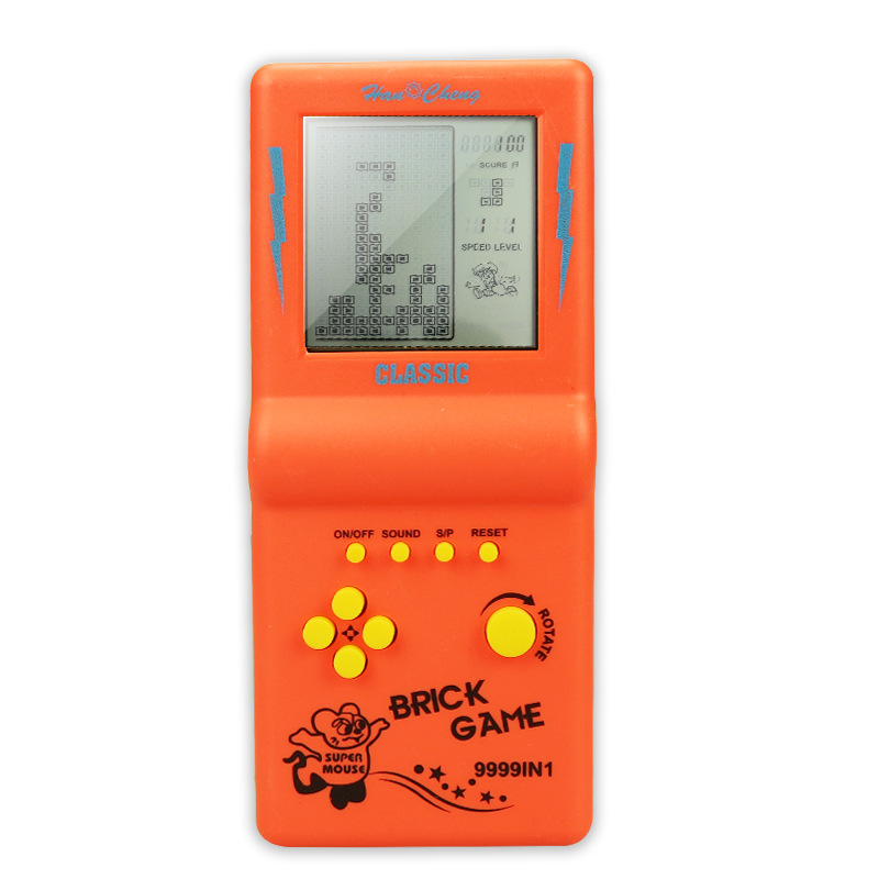Console di gioco 8050 a grande schermo arancione