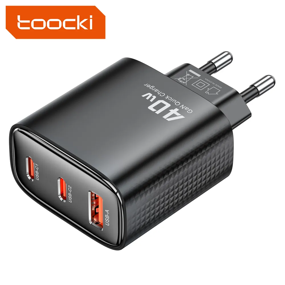 Toocki аксессуары для телефона 40 Вт зарядное устройство 2 dual usb c зарядное устройство для iphone xiaomi samsung Быстрое зарядное устройство