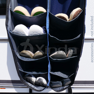Nhà cung cấp OEM Motorhome mái hiên Lều lưu trữ túi ngoài trời nhỏ gọn treo Caravan Giày tổ chức - Product Image 4