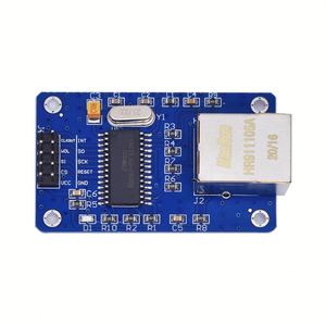 Spot Stock ENC28J60 LAN-Ethernet-Netzwerk platinen modul 25MHz Serielle Kommunikation Crystal AVR 51 LPC STM32 3.3V - Product Image 1