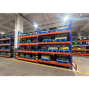 Fábrica personalizada 1000LBS Estantería de metal de varios niveles ajustable Sistema de estante de almacenamiento de palés de almacén de servicio pesado - Product Image 4