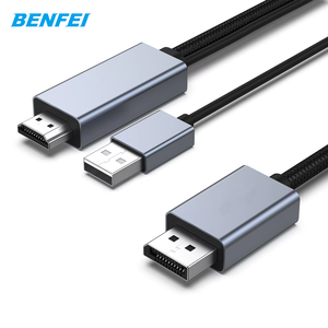 Cable HDMI a DisplayPort personalizado, fuente HDMI de 1,8 metros a Monitor DisplayPort Compatible con PC tarjeta gráfica portátil PS5 - Product Image 1