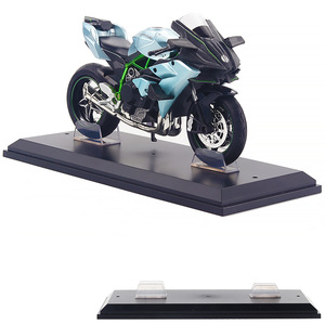 Ses ve hafif ön tekerlek direksiyon süs Metal Model motosiklet alaşım modeli ile Diecast 1:12 Ninja H2R - Product Image 6