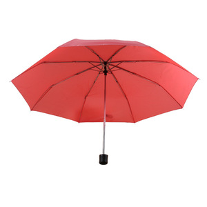 1美元促销便宜3折叠迷你广告定制防雨折叠伞带标志印花透明雨伞 - Product Image 5