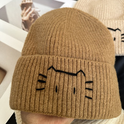 Chapeau chaton couleur camel
