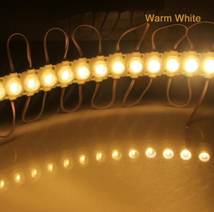 <strong>LED</strong> Module 3030 SMD <strong>LED</strong> Cool White 6500K 1.5W <strong>LED</strong> Modules with Lens for Light Box DC12V Waterproof IP65 Tape Adhesive Back - Product Image 2