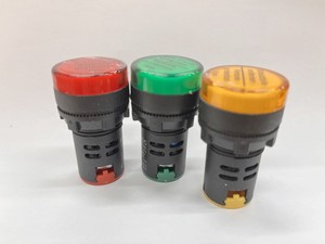 Led gösterge işığı elektrik kırmızı Neon AD16-22DS Led sinyal gösterge ışığı 220 V 22MM vida terminali - Product Image 5
