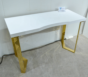 Luxury stainless steel <strong>computer</strong> <strong>desk</strong> PC <strong>desk</strong> and <strong>simple</strong> dressing table ding table gold leg <strong>desk</strong> - Product Image 6