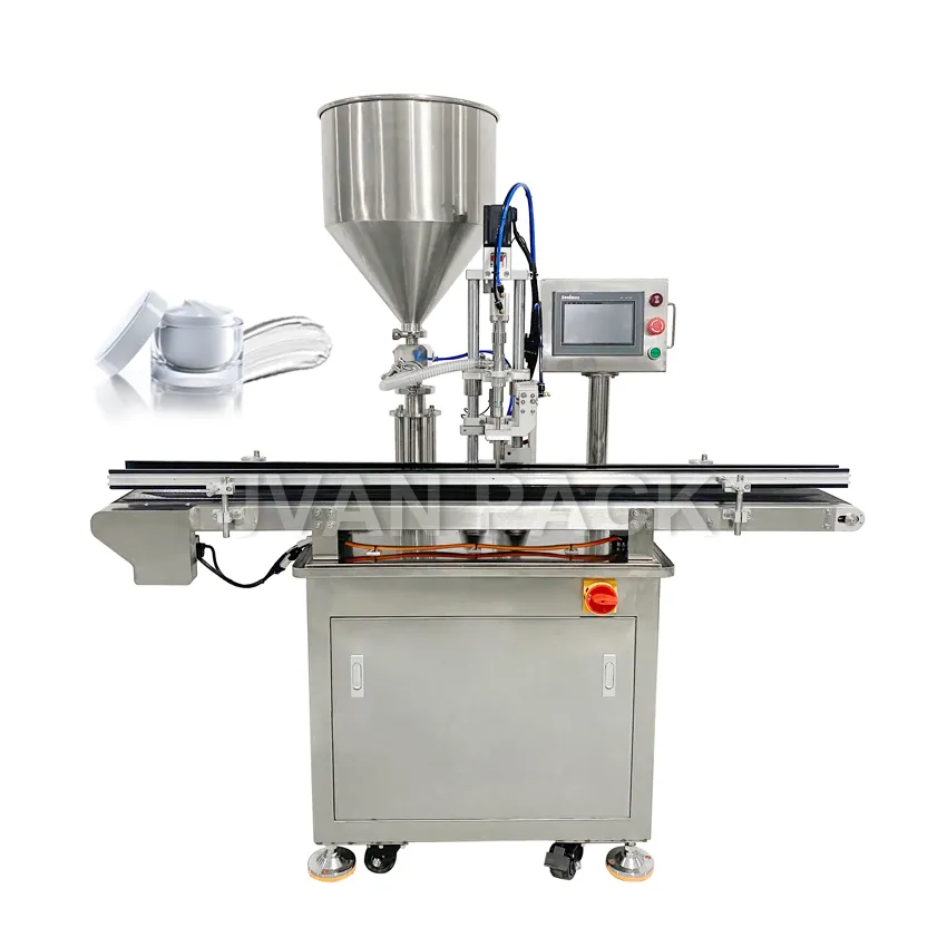 Machine de remplissage de bouteilles de pâte crème cosmétique automatique Rg-500s 50-500ml