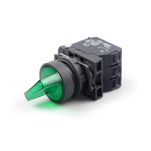 HUAWU HB4EK1235 pulsador interruptor de botón pulsador iluminado 22mm iluminado de arranque interruptor de botón de empuje