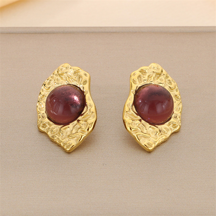 Gold purple opal