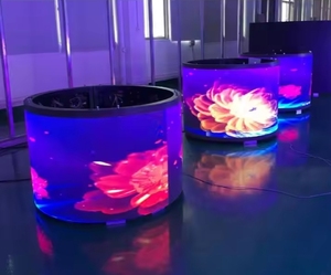 P1.86 OEM Solf и гибкий светодиодный дисплей RGB изогнутый дисплей светодиодный экран складные панели мягкий модуль для небольших и гигантских выставок - Product Image 6