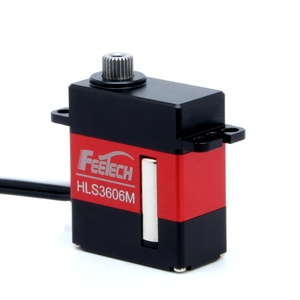 Yeni tasarım Mini Servo Arduino Pet projeleri 6V 6Kg HLS3606 çift şaft dijital Servo Arduino robotik kol için Feetech Servo kullanarak