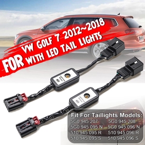 GF095NRS siyah dinamik dönüş sinyali gösterge LED arka lambası eklenti modülü kablo için Golf 7 kuyruk lambası - Product Image 3