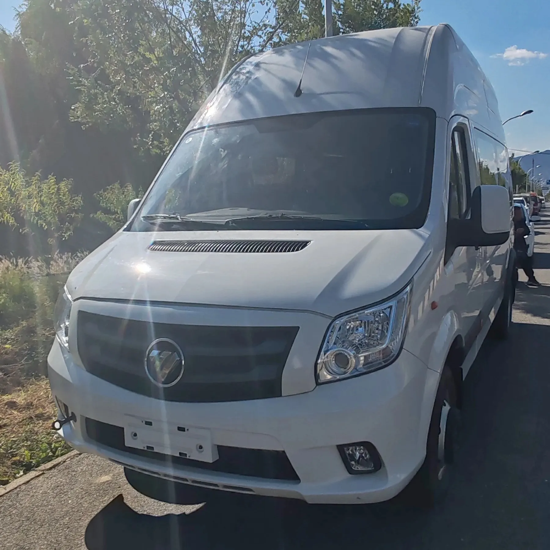 Cambio automatico 18 posti tetto alto Diesel turismo passeggeri Foton Mini Bus