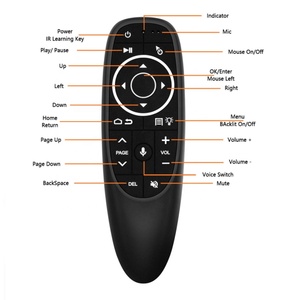 Universelle IR-Lern-Sprach steuerungs funktion G10S Pro 2.4G Drahtlose Fernbedienung Luftmaus-Ersatz für Media Player TV-Box