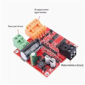 12 v24v36v ad alta potenza DC motore drive board modulo può essere pieno PWM velocità di controllo positivo e negativo rotazione freno 15A - Product Image 2