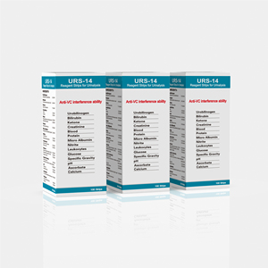 แถบทดสอบปัสสาวะอุปกรณ์ด้วยตนเองสำหรับการตรวจหาการติดเชื้อทางเดินปัสสาวะ14พารามิเตอร์ - Product Image 5