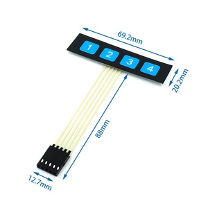 1*4 3*4 4*4 4*5マトリックスアレイ/マトリックスキーボード16キーメンブレンスイッチキーパッドforarduino 1x4 3x4 4x4 4x5 - Product Image 5