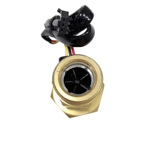 Sensor de flujo de agua G1/2 "3/4", medidor de flujo de latón de efecto Hall, 3-24V CC para máquina de agua, medidor de flujo Digital con salida de pulso