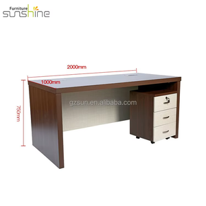 Muebles de madera para oficina, mesa de trabajo para una sola persona, estación de trabajo, escritorio de escritura Simple para dormitorio de estudiante con cajón - Product Image 1