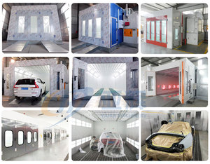 Xe phun gian hàng ô tô sơn cả xe nướng lò diesel sơn gian hàng - Product Image 4