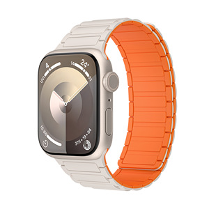 Apple saatler için uygun yeni tasarım çoklu renkler silikon manyetik döngü iwatch kayış ile 1-9 nesil - Product Image 5
