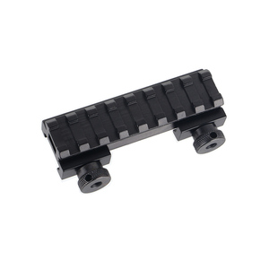 FOCUHUNTER taktik 1/2 "yüksek profil 8 yuvaları adaptörü bankası dağı açık kırmızı nokta görüşü 20mm yükseltici dağı avcılık kapsam aksesuarları - Product Image 3