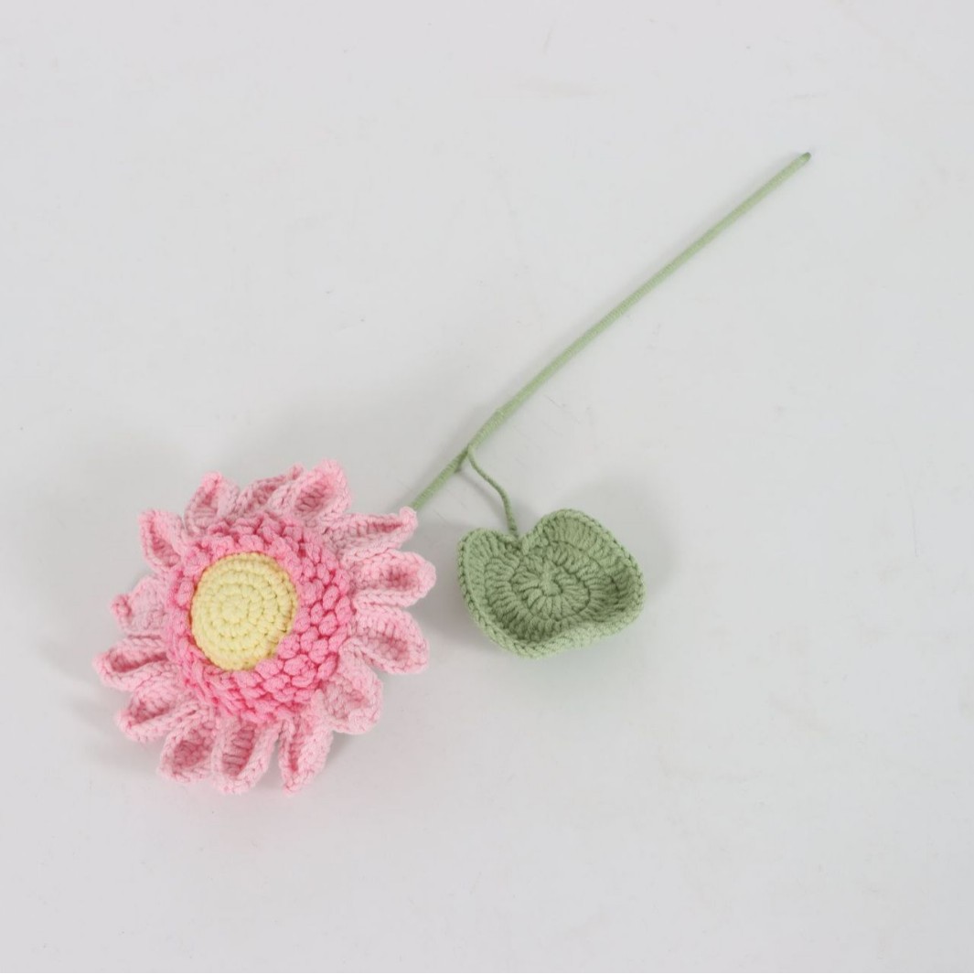 Tournesol rose monocouche