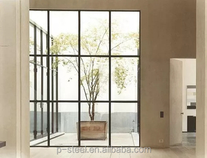 China Factory Price High Quality Steel Fixed <strong>Window</strong> Picture <strong>Window</strong> with Double Tempered Glass and Grill Design - Product Image 4
