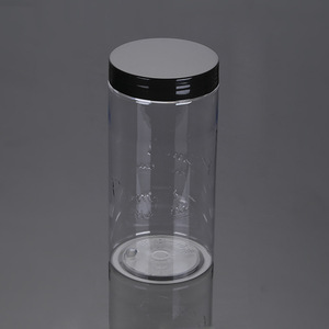 Nhà Máy bán hàng trực tiếp 300ml, 400ml và 500ml rộng miệng lọ nhựa nước giải khát lon trà Canister - Product Image 5