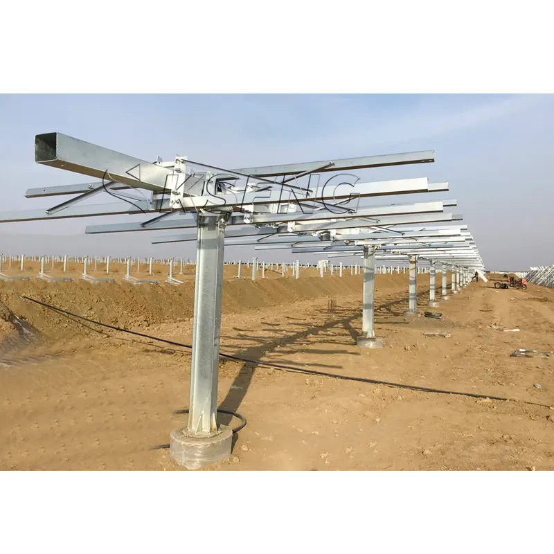Controlador de seguimiento solar alimentado por sistema solar de fabricación profesional de China Rastreador solar de un solo eje