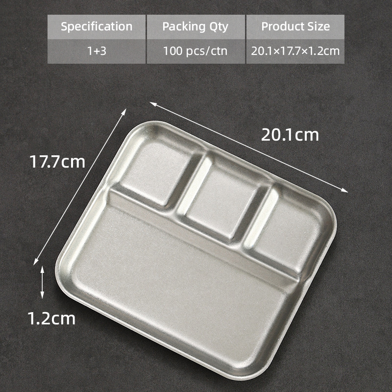 Four-compartment seasoning tray (Retro)