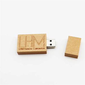 Toptan kare bambu ve ahşap USB bellek çubuğu 1GB 256GB kapasiteli USB 3.0 Flash sürücü kutu ambalaj ile yeni ürün - Product Image 2