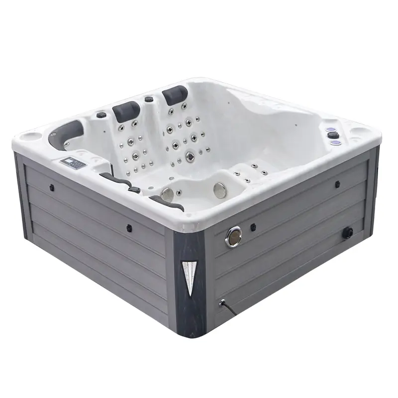 Icegalax 5 người ngoài trời bồn tắm Spa jaccuzzi massage Whirlpool freestanding sâu ngâm bồn tắm nước nóng