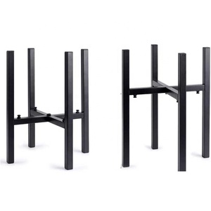 Oniya Metal ekici kapalı uzun boylu veya düşük Pot orta yüzyıl genişliği <span class=keywords><strong>8</strong></span> ila 12 ayarlanabilir bitki standı