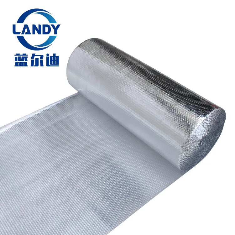 Aluminum foil bubble underlay single sided insulation thermal reflective bags with white pe film